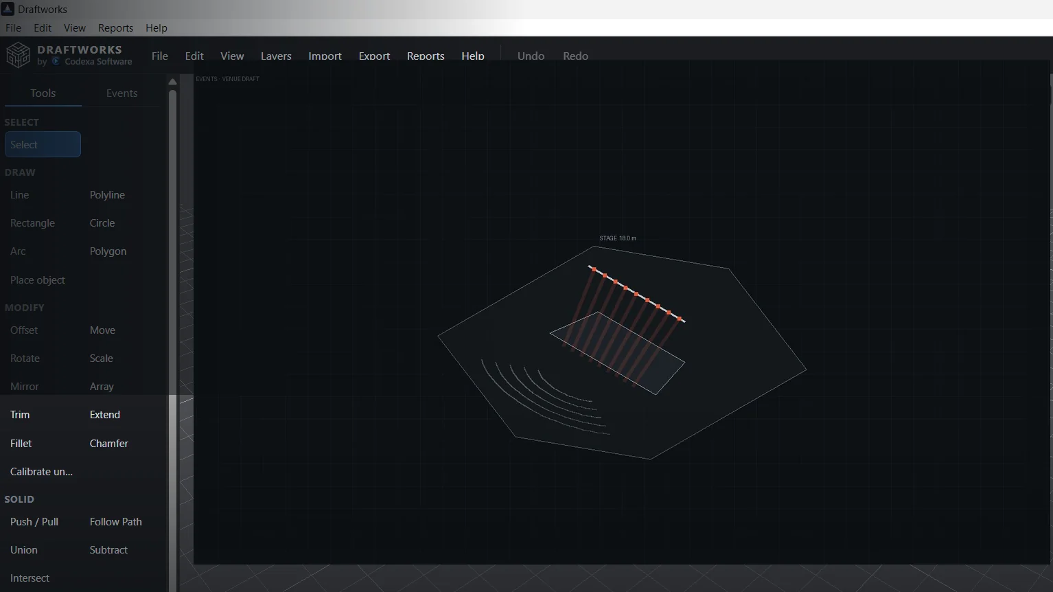 Draftworks desktop application chrome